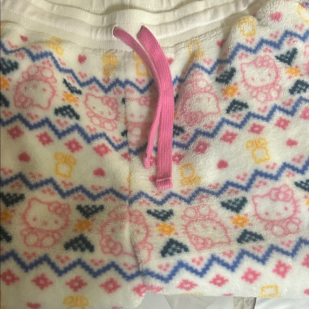 Hello Kitty Multicolor Pattern Pajama Pants - image 2